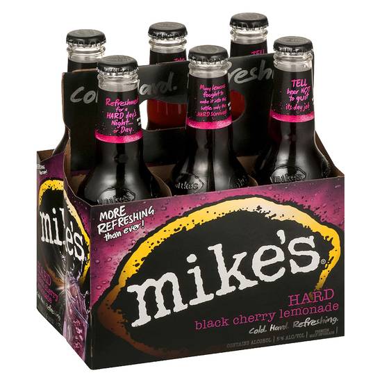 Order Mikes Hard Black Cherry - Pack Of 6 food online from Red Roof Market store, Lafollette on bringmethat.com