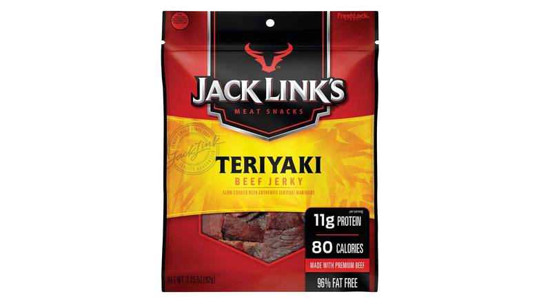 Order Jack Link`s Teriyaki Beef Jerky food online from Route 7 Food Mart store, Norwalk on bringmethat.com