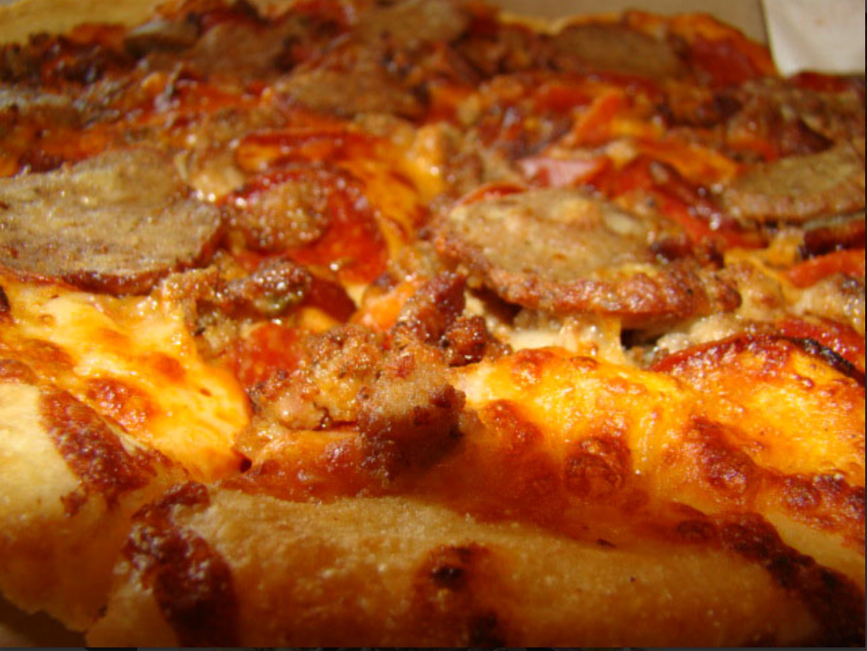 Order Large Italian Meat Pizza food online from Abos Grill store, Lyndhurst on bringmethat.com