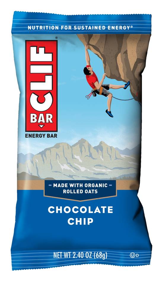 Order Clif Energy Bar Chocolate Chip (2.4 oz) food online from Rite Aid store, Yucca Valley on bringmethat.com