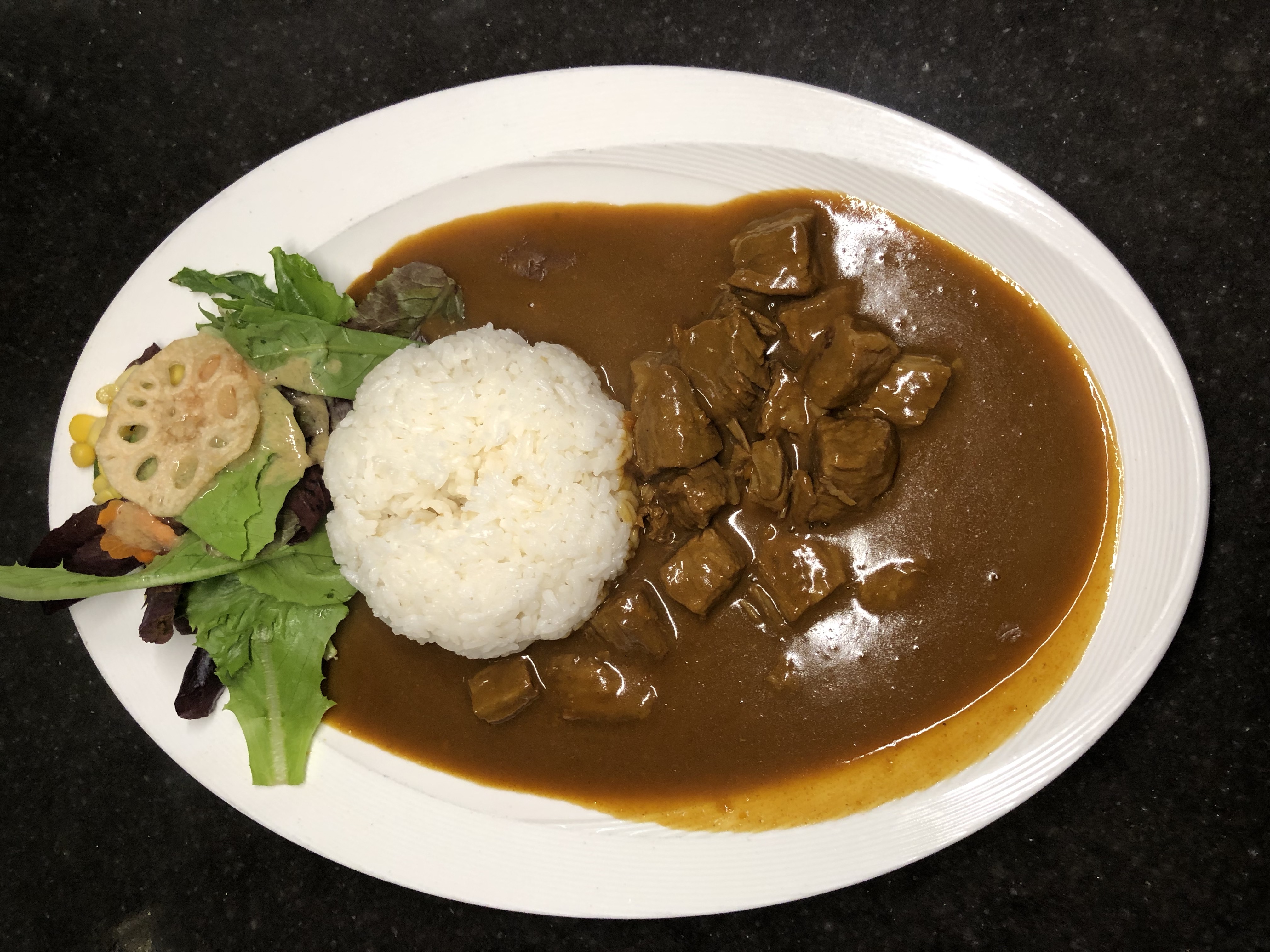 Order CR7. Beef Curry  Rice food online from Fumi Curry & Ramen store, San Francisco on bringmethat.com