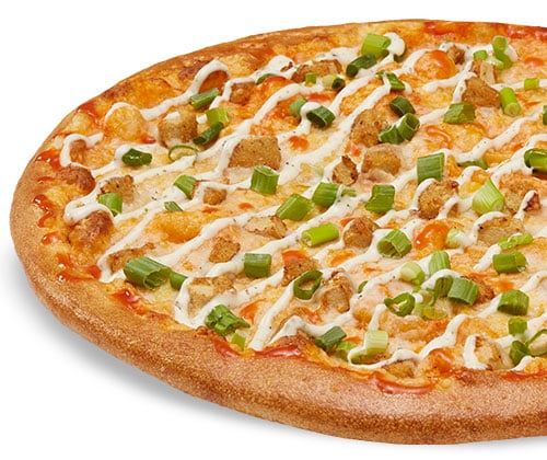 Order Vegan Buffalo Chicken-less Topper Pizza food online from Toppers Pizza - Lawrence store, Lawrence on bringmethat.com