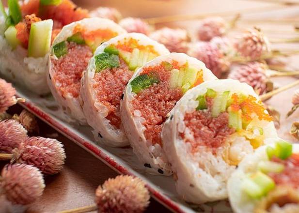 Order Crazy Roll food online from Ginza Japanese Restaurant store, Houston on bringmethat.com