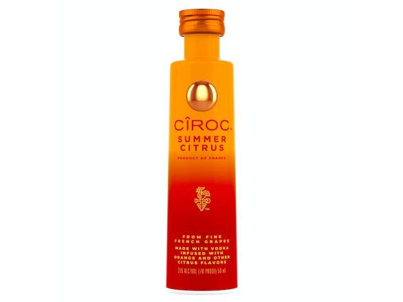 Order CIROC Summer Citrus - 50ml Bottle food online from Josh Wines & Liquors Inc store, New York on bringmethat.com