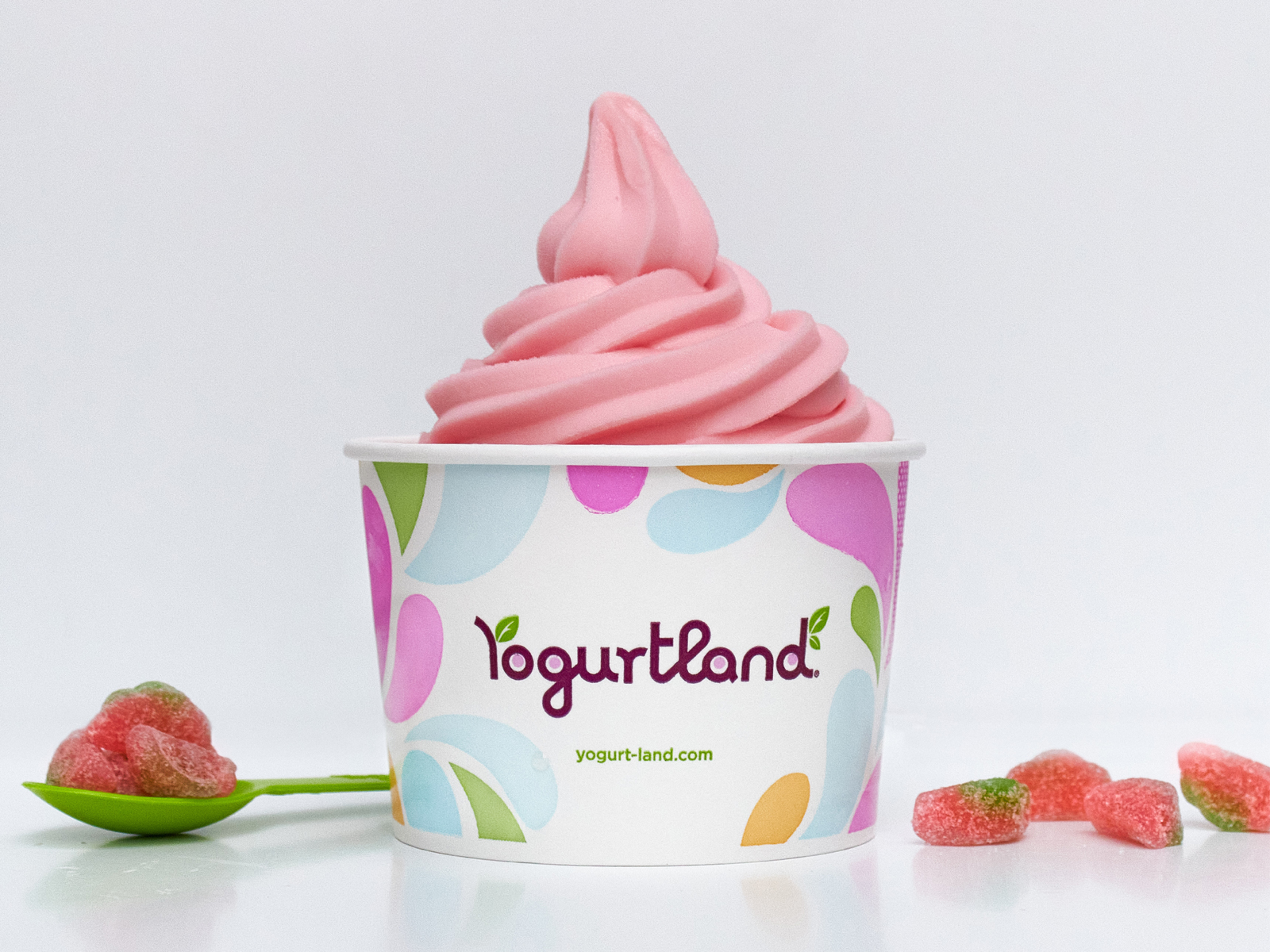 Order Watermelon Sorbet Made with SOUR PATCH KIDS® food online from Yogurtland store, Arcadia on bringmethat.com