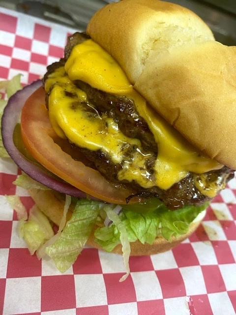 Order Double Cheeseburger food online from Steak & Bake store, Tulsa on bringmethat.com