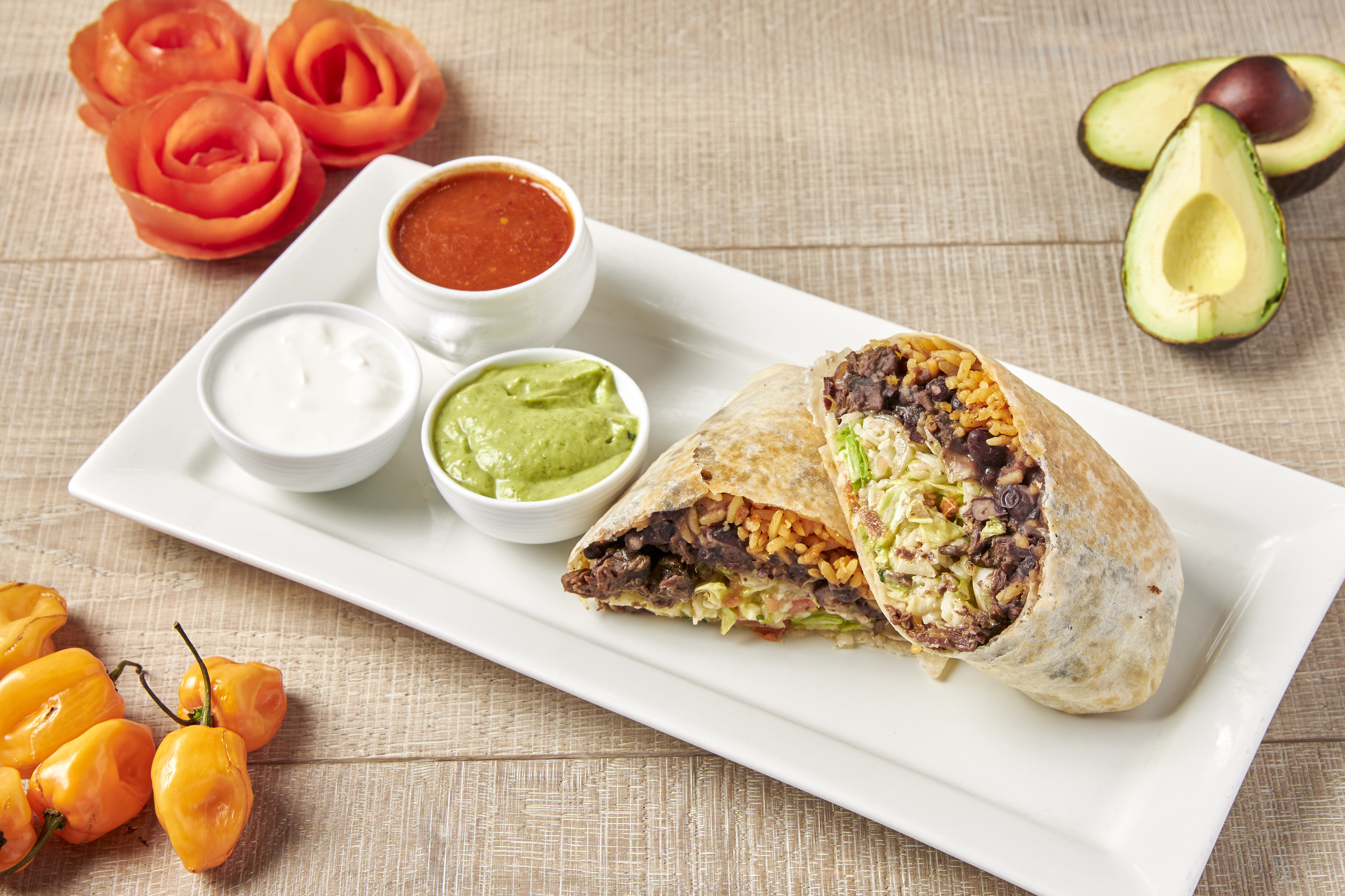 Order Carne Asada Burrito food online from Market Creations store, Chicago on bringmethat.com