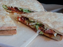 Order Sugardale BLT Pizza food online from Crenos Pizza store, Newark on bringmethat.com