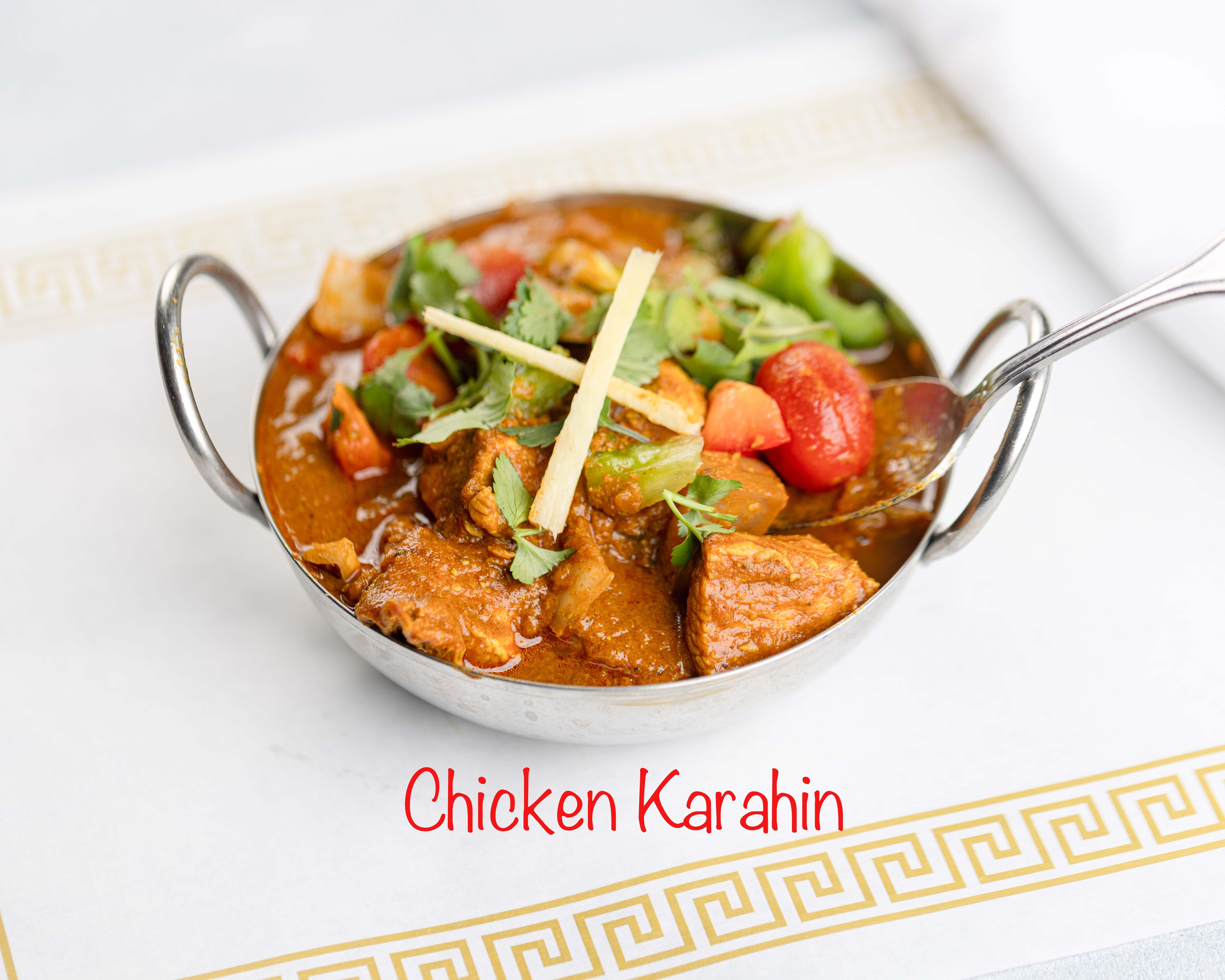 Order Chicken Karahin food online from Yummefy Asian Restaurant store, Birmingham on bringmethat.com