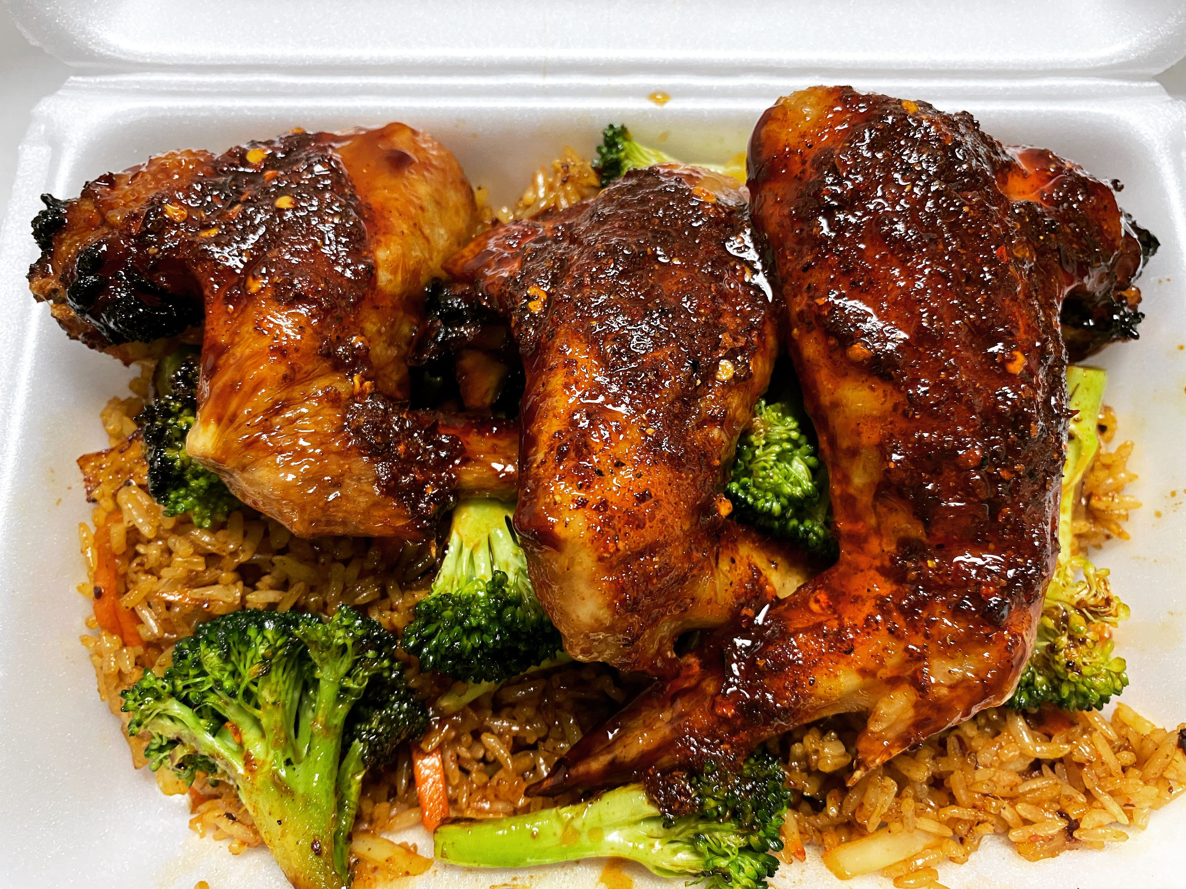 Order Spicy Teriyaki Wings food online from Sunny Chicken & Sushi store, Upper Darby on bringmethat.com