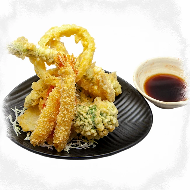 Order Mix Tempura (AP) food online from Roppongi Sushi store, Livermore on bringmethat.com