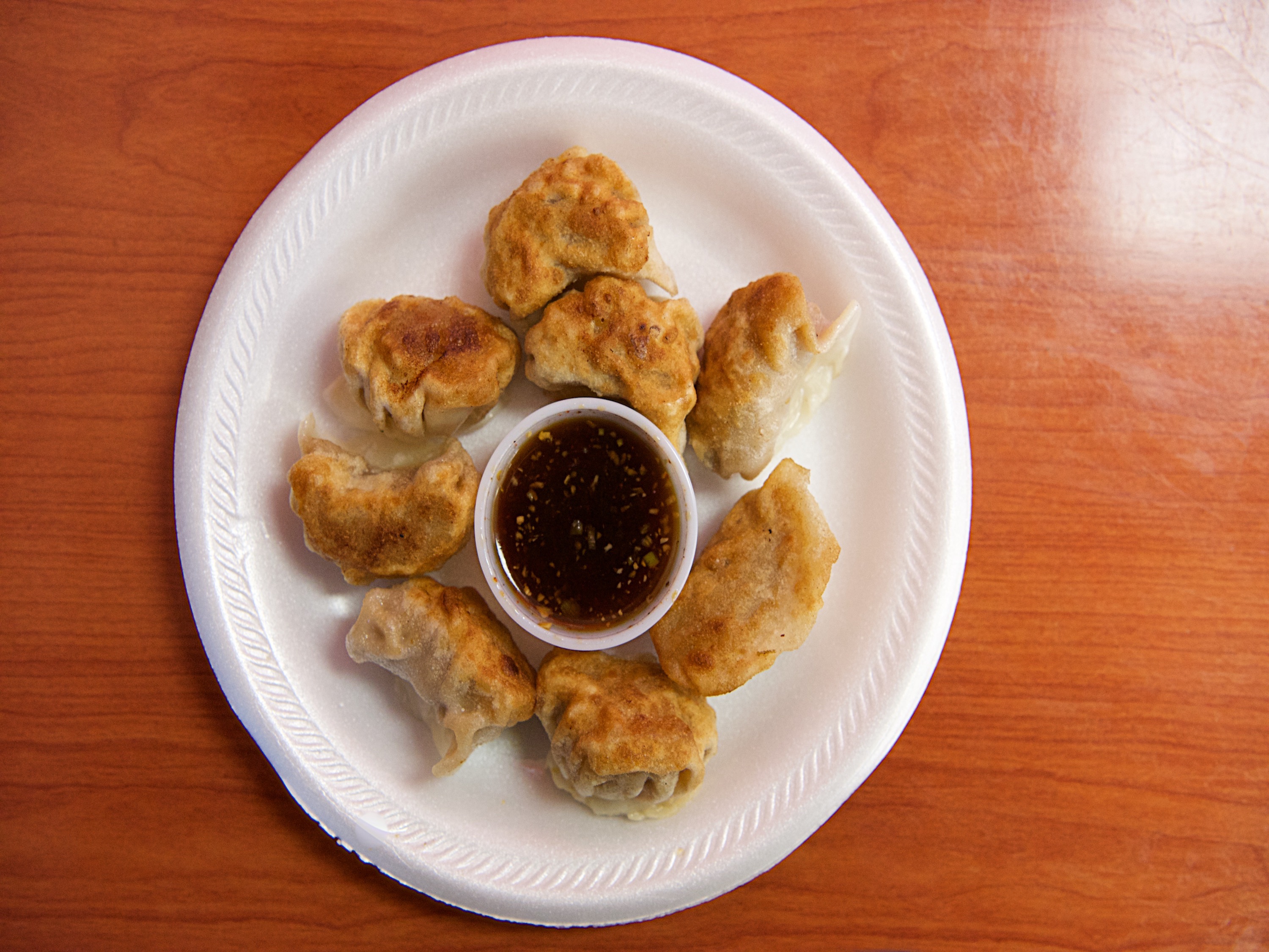 Order 6. Fried Dumplings food online from Panda House store, Raleigh on bringmethat.com