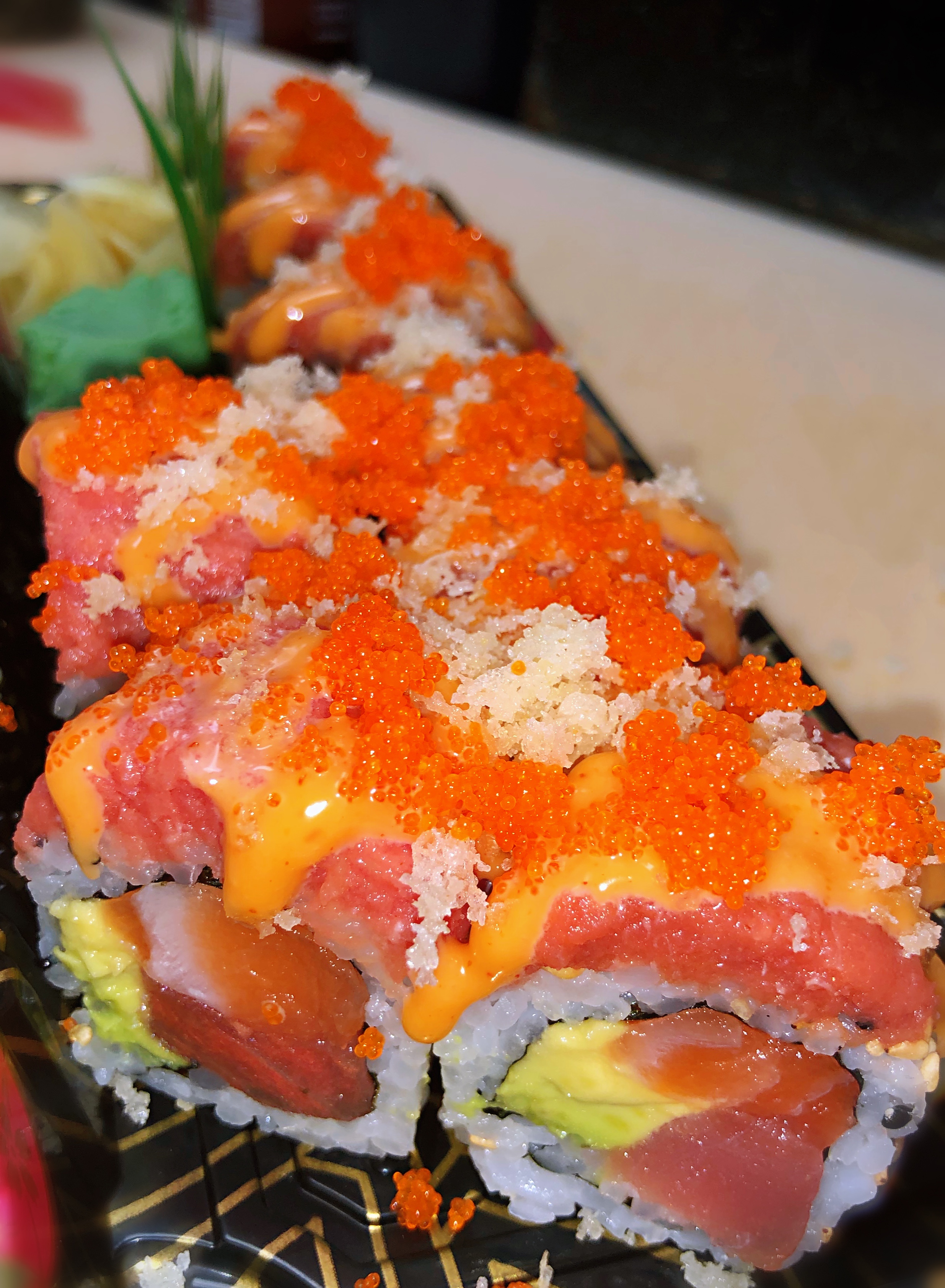 Order JR 57. Red Christmas Roll     food online from Asian Express store, Highland Park on bringmethat.com