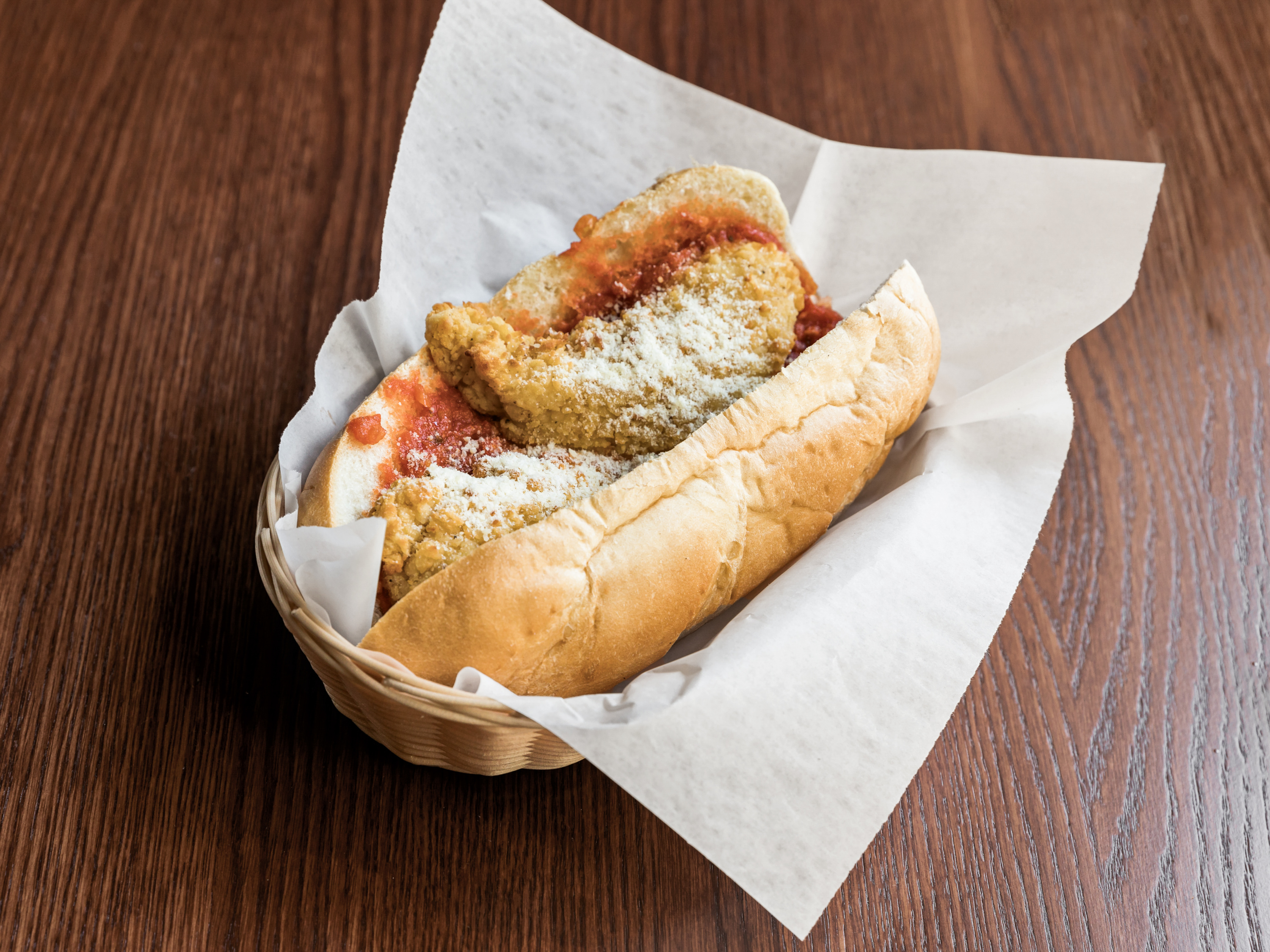 Order Chicken Parmesan Sub food online from Kitchen at the Gulch store, Nashville on bringmethat.com