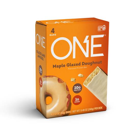Order ONE Bar Maple Glazed Doughnut Flavored Protein Bar, 4 CT food online from Cvs store, ARCADIA on bringmethat.com