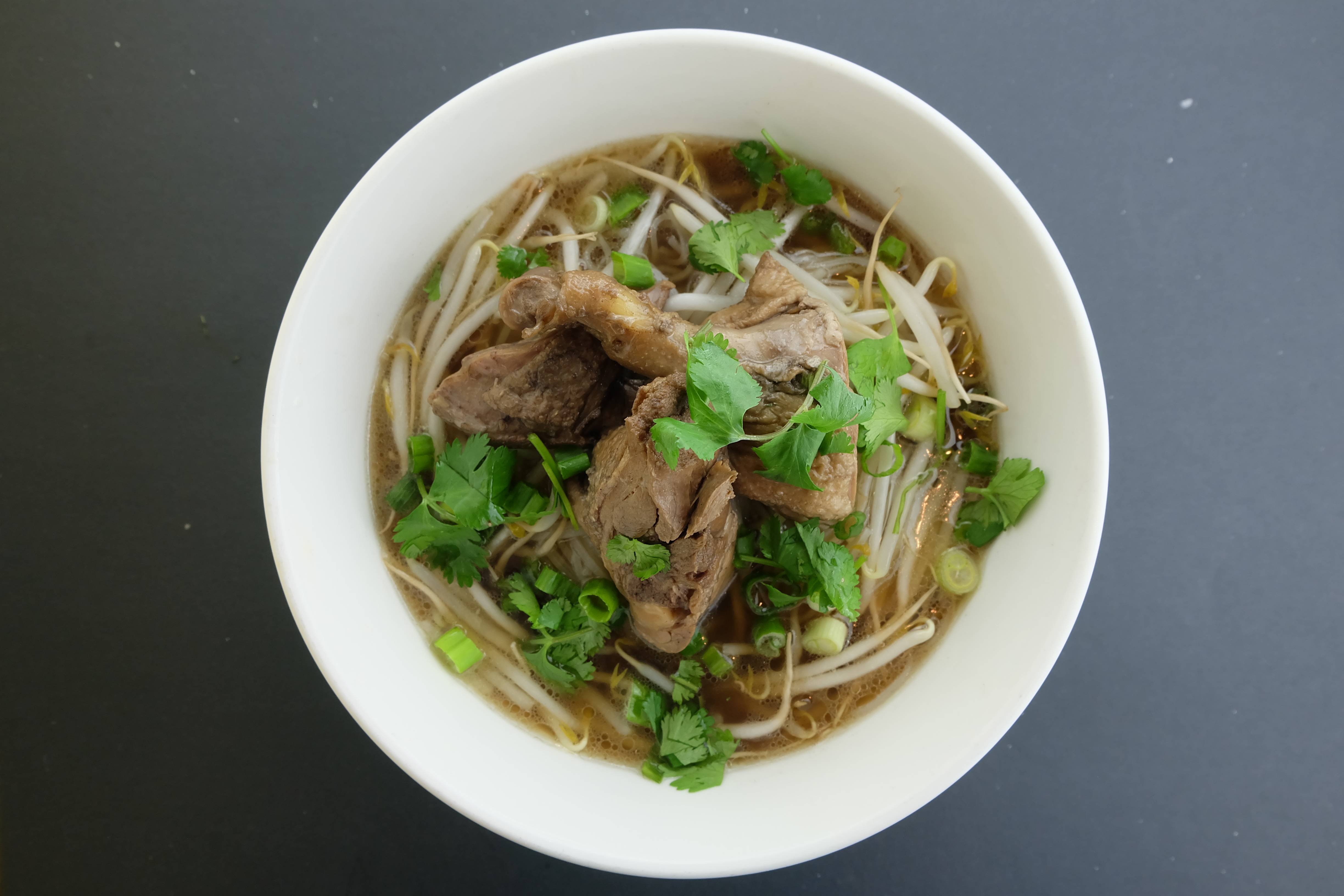 Order Duck Noodle Soup Pho food online from Pho & Spice store, Waltham on bringmethat.com