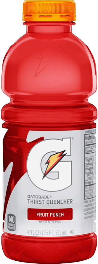 Order Gatorade Fruit Punch 20oz food online from Extramile store, Palm Springs on bringmethat.com