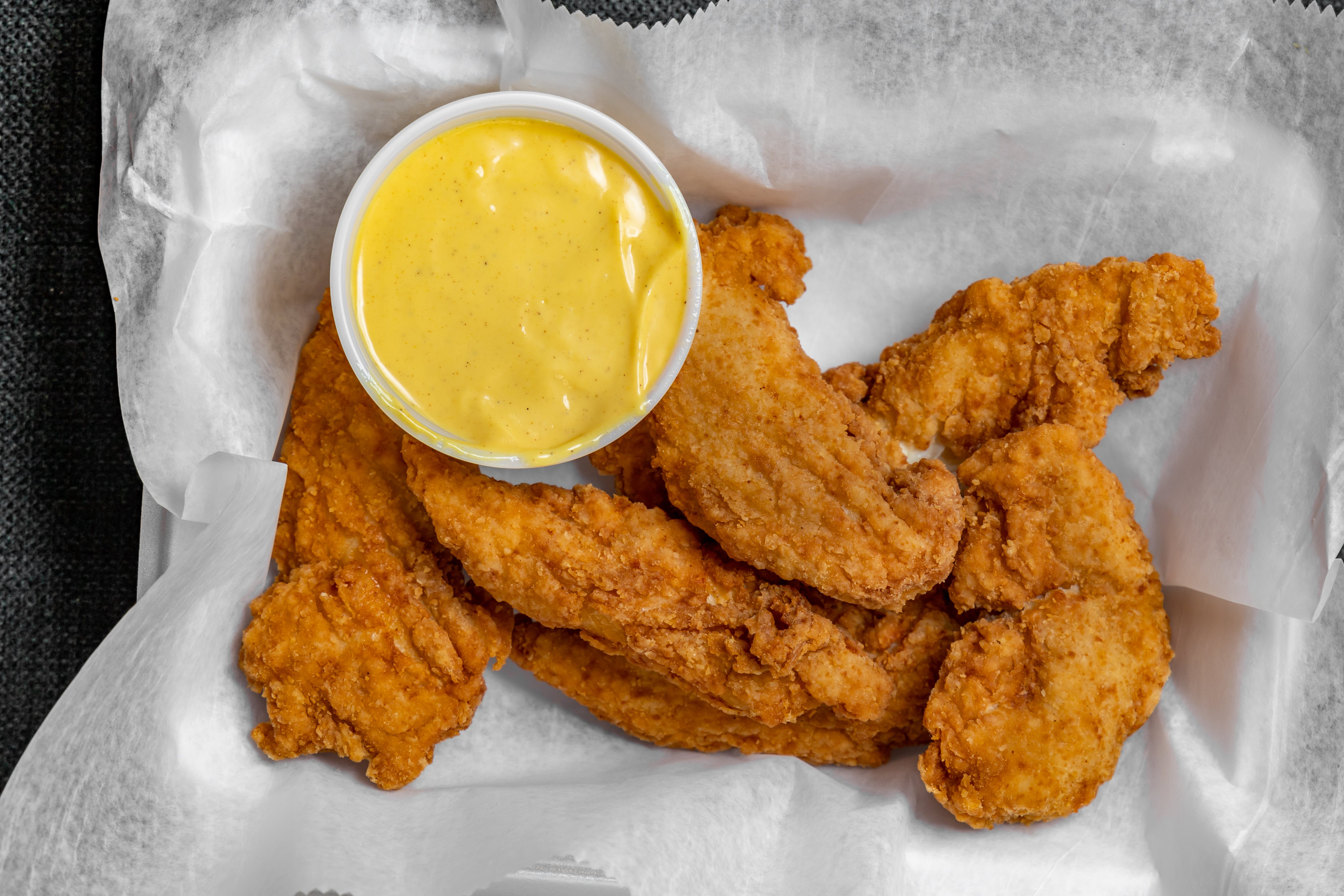 Order Chicken Fingers - 6 Pieces food online from Mingaliens Trattoria store, Natick on bringmethat.com