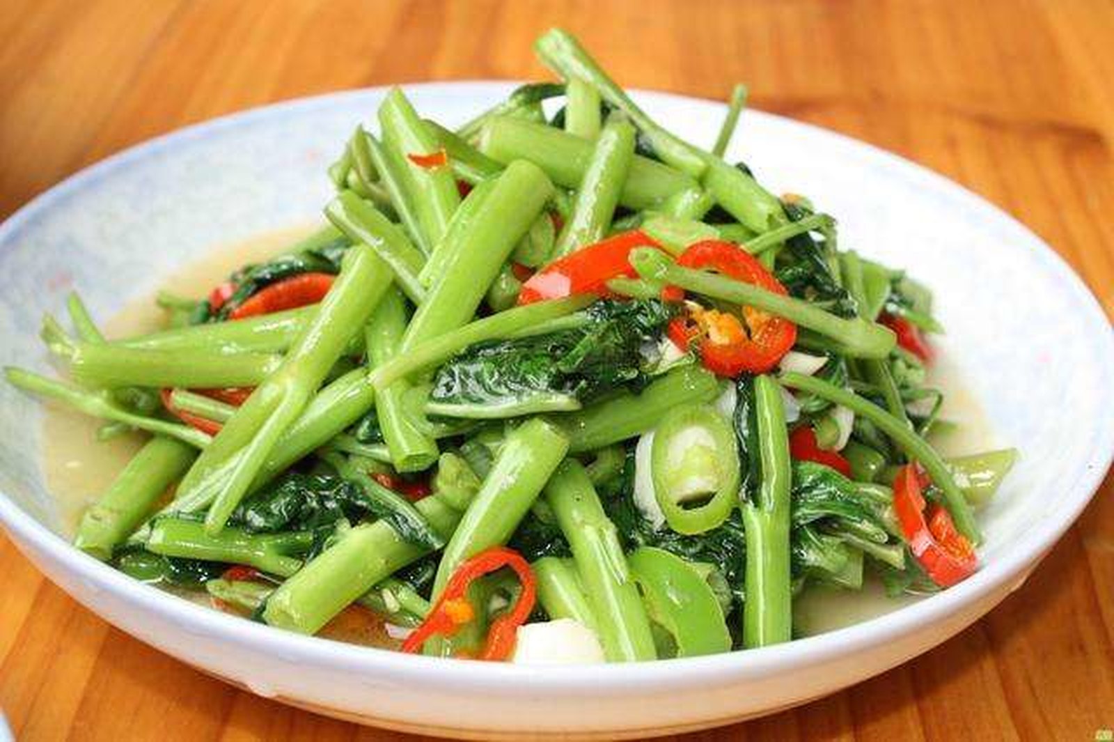 Order 705. Light Fried Water-Spinach food online from Shanghailander Palace store, Hacienda Heights on bringmethat.com
