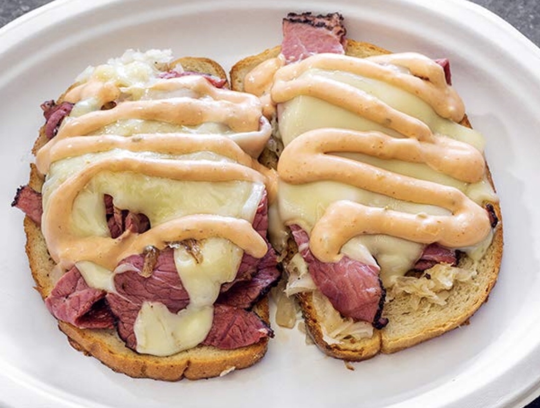 Order (Boar's head meat) Reuben Sandwich food online from Yours Wholesome Foods store, New York on bringmethat.com