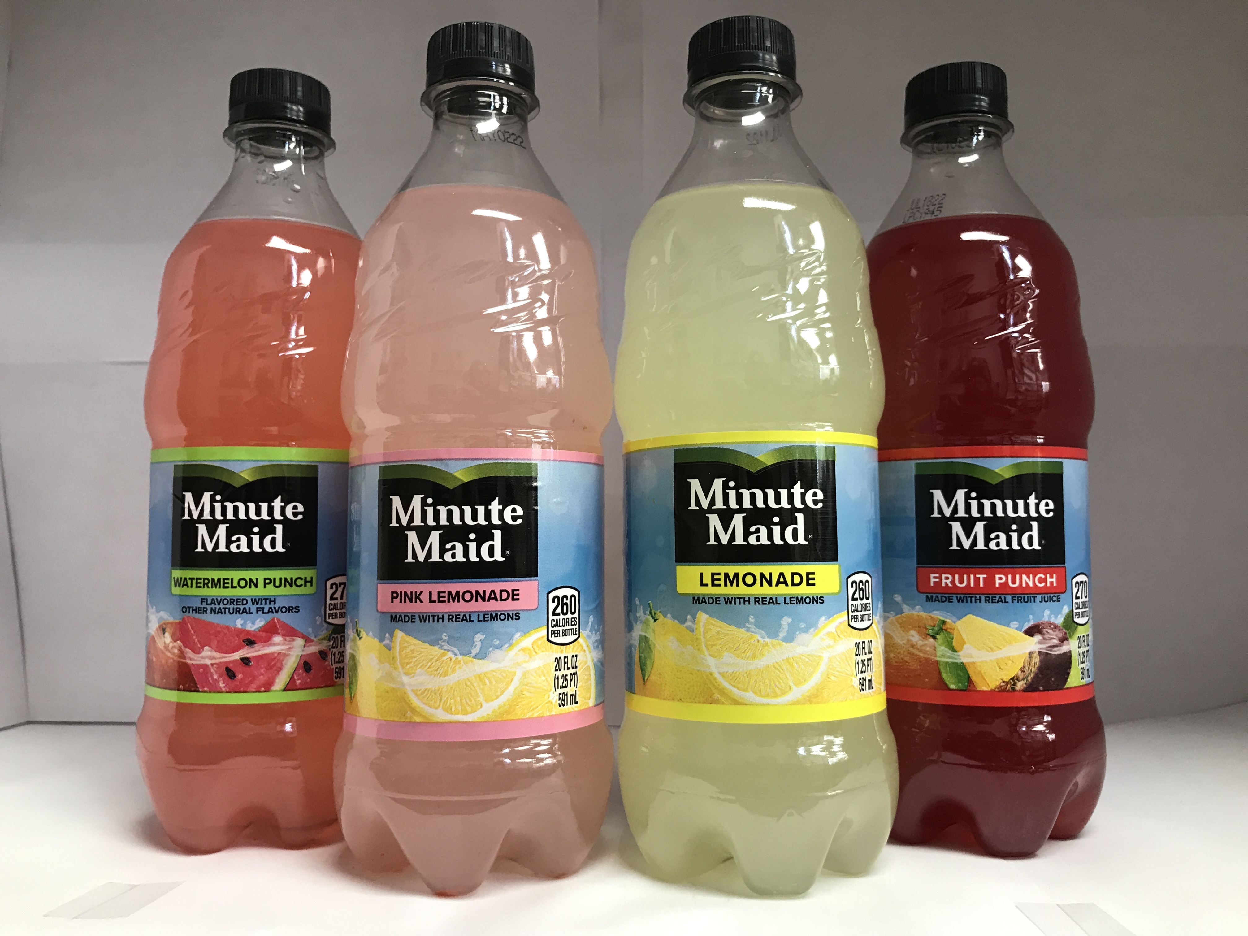Order 20oz Minute Maid watermellon,Lemonade,pink lemonade,fruit Punch or new Blue Raspberry food online from The Ice Cream Shop store, Providence on bringmethat.com