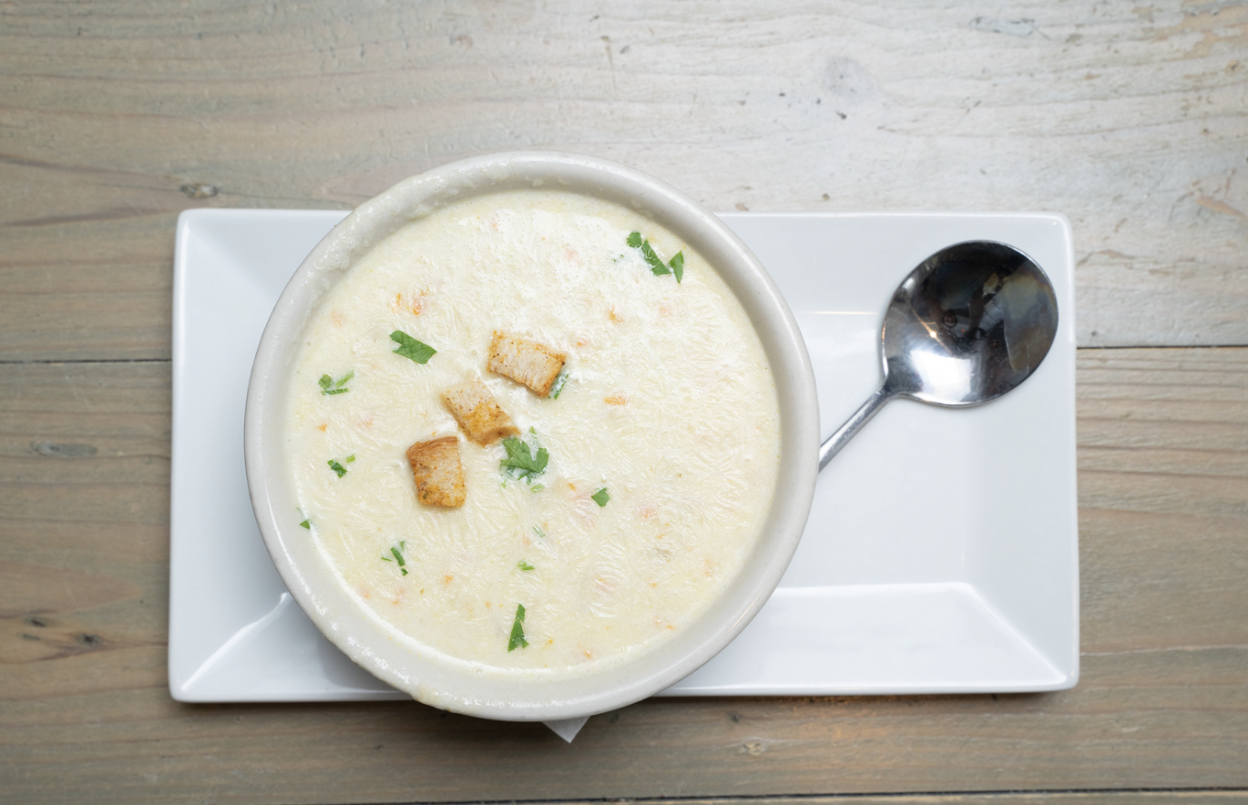Order Bowl of New England Chowder Soup food online from North Sea Tavern store, Southampton on bringmethat.com