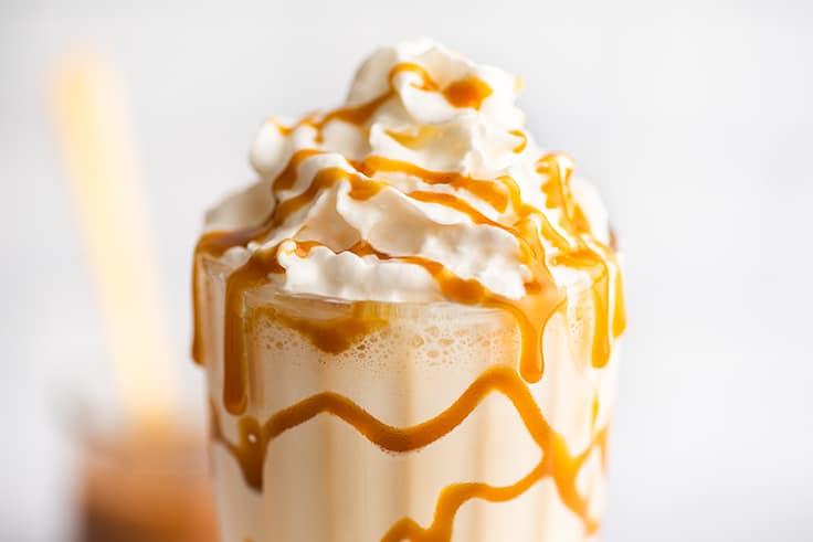 Order Caramel Swirl Milk Shake food online from Manakeesh Cafe Bakery store, Philadelphia on bringmethat.com