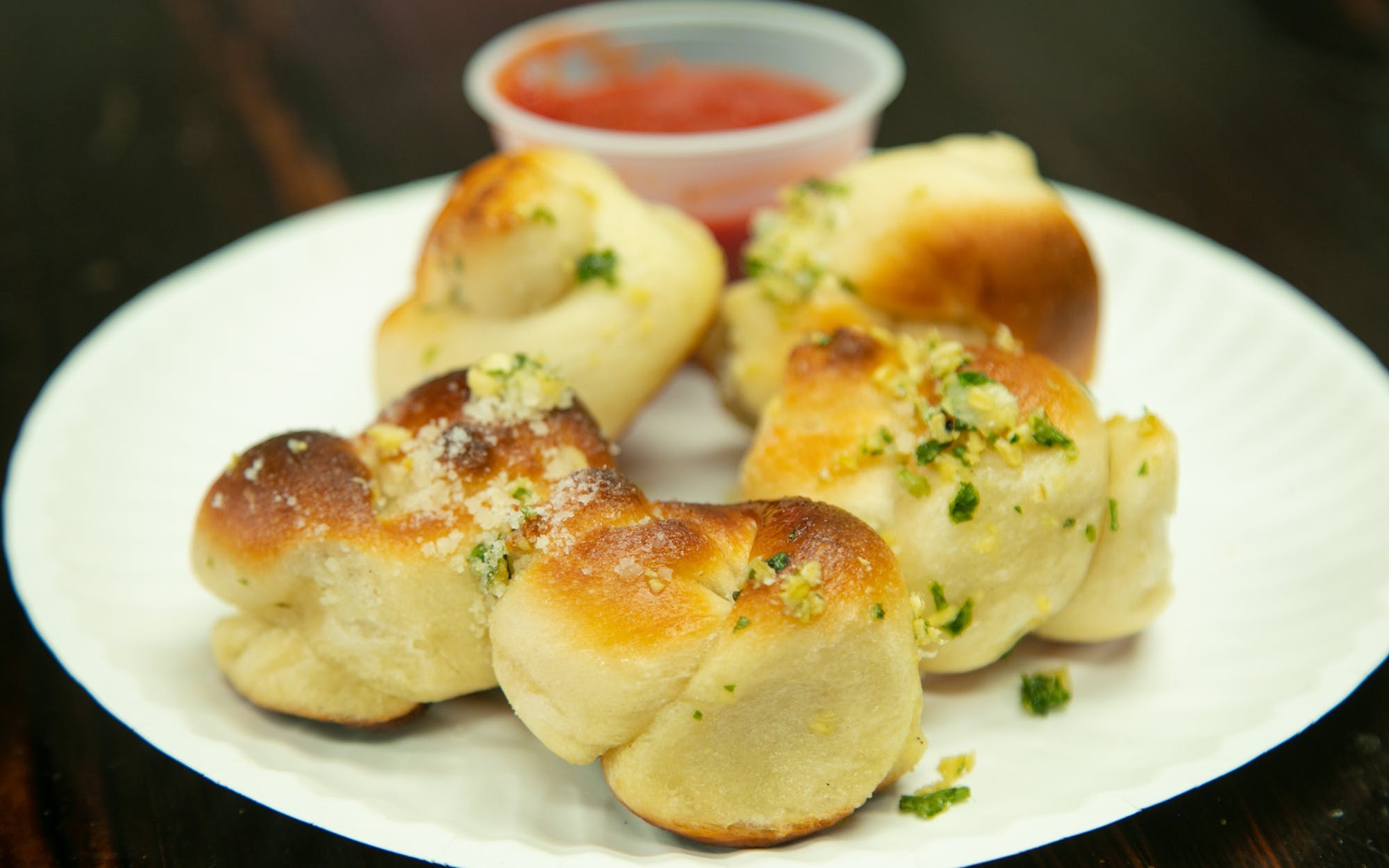 Order Garlic Knots - Appetizer food online from Little italy pizza store, New York on bringmethat.com