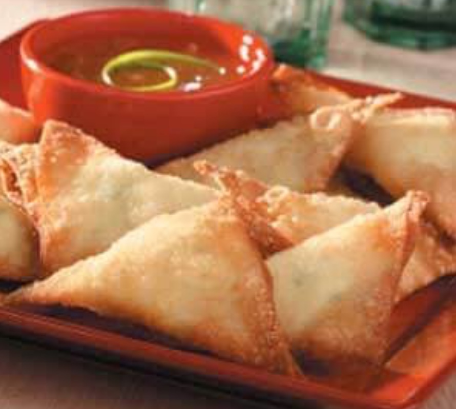 Order 6 Piece Crab Rangoon food online from Yummy Asian Bistro store, Fox River Grove on bringmethat.com