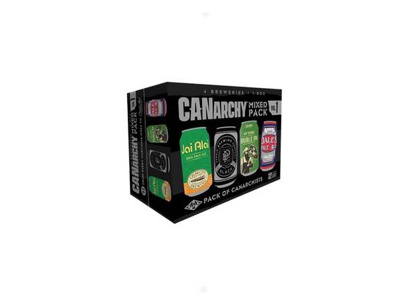 Order CANarchy Multi Brewery Variety Pack - 12x 12oz Cans food online from Cardinal Wine & Spirits store, Gurnee on bringmethat.com