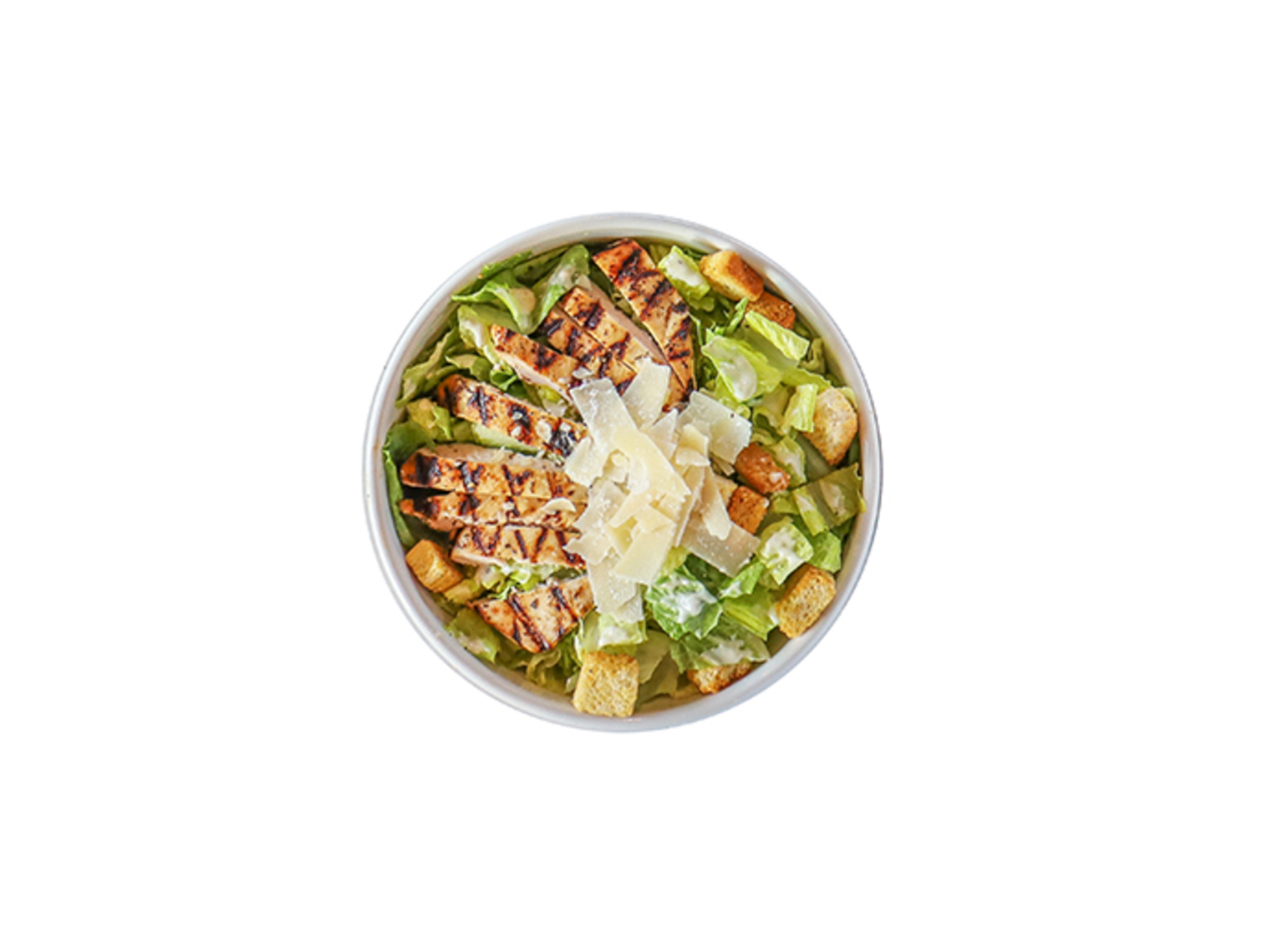 Order Char-Grilled Chicken Caesar Salad food online from Buona store, Mount Prospect on bringmethat.com