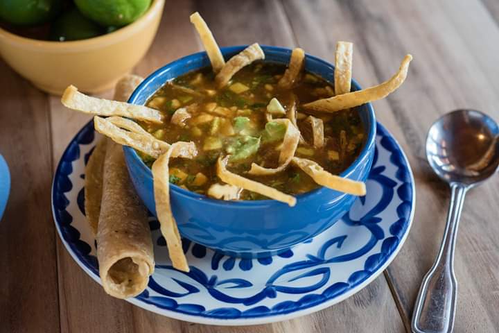 Order Ortega’s Chicken and Tortilla Soup food online from Ortega Mexican Bistro store, San Diego on bringmethat.com