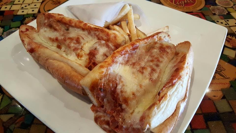 Order Meatball Parmigiana Sub - 6'' food online from Palermo's Pizza store, Royersford on bringmethat.com