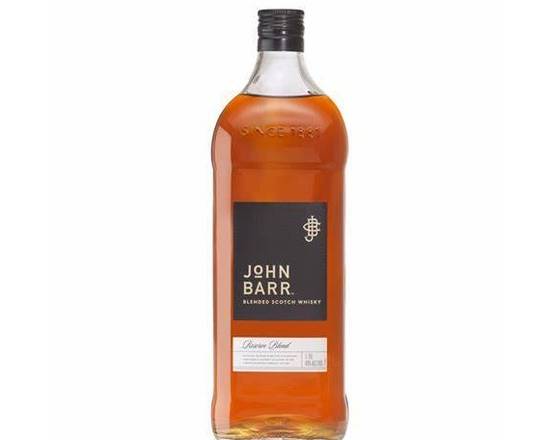 Order John Barr, Reserve Blended Scotch Whisky (Black Label) 1.75L food online from House Of Wine store, New Rochelle on bringmethat.com