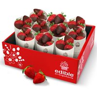 Order Strawberry Dipped Fruit Cone Snack Bundle food online from Edible Arrangements store, Winchester on bringmethat.com