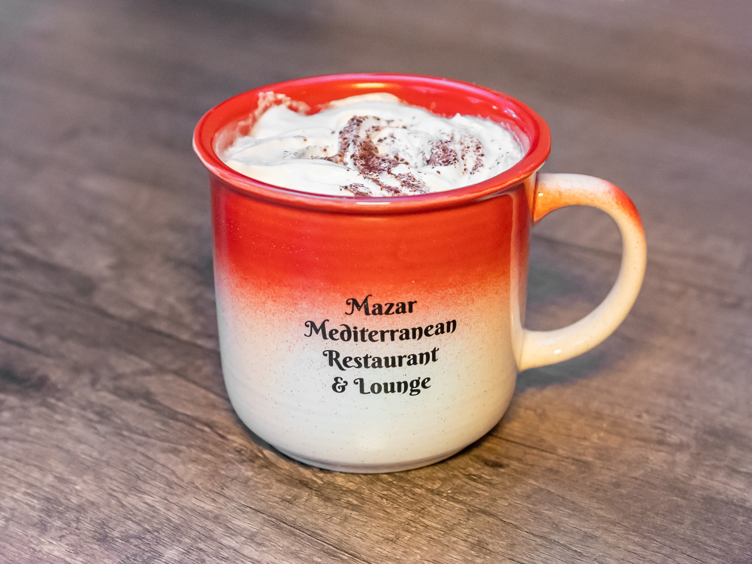Order Hot Chocolate food online from Mazar Mediterranean Restaurant store, Woodland Hills on bringmethat.com