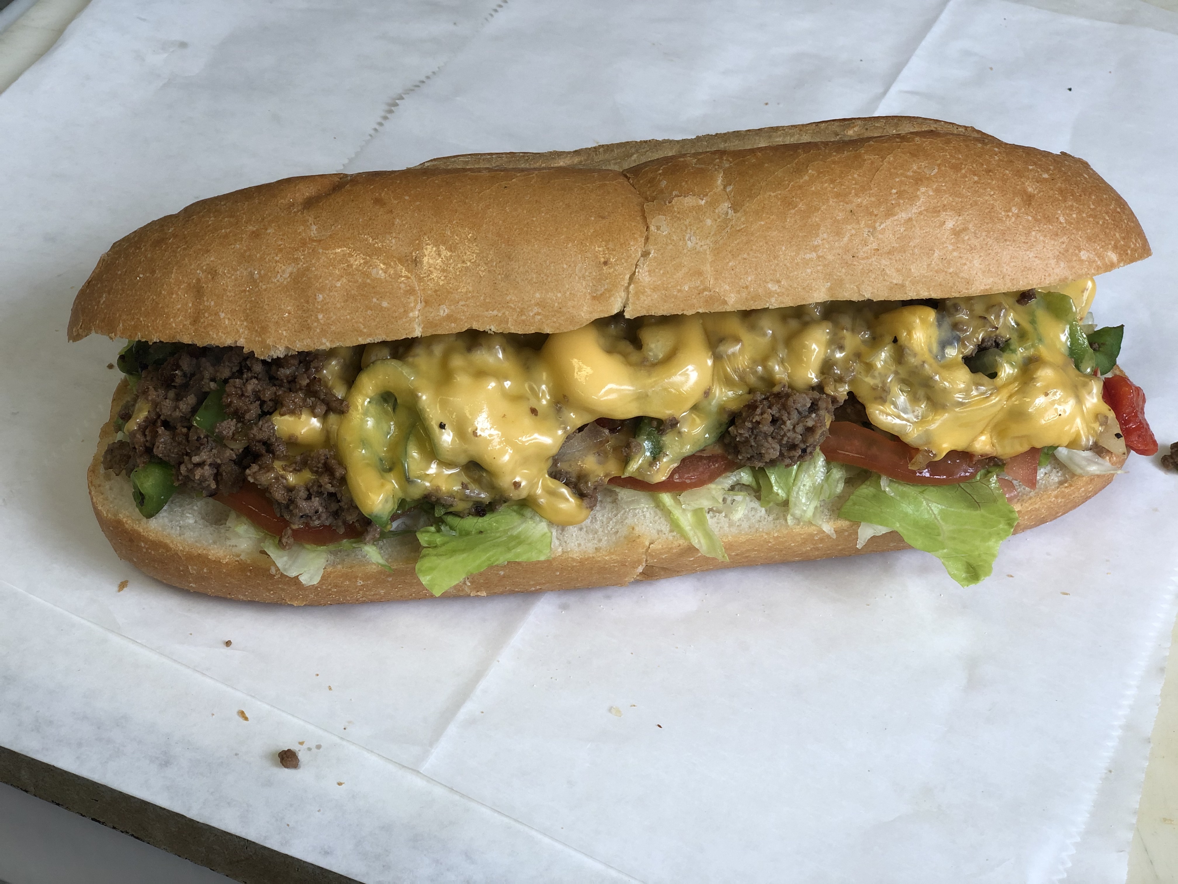 Order Philly Cheese Steak Sandwich food online from Anthony Deli store, White Plains on bringmethat.com