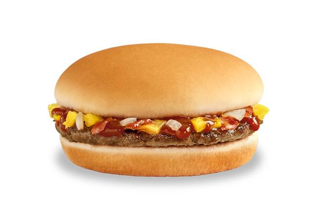 Order BBQ Luau Burger food online from Wienerschnitzel store, Costa Mesa on bringmethat.com