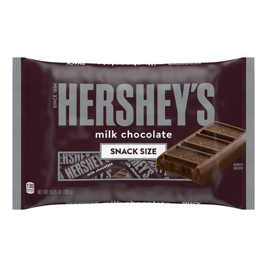 Order HERSHEY'S Milk Chocolate Snack Size Candy Bars, 10.35 OZ food online from Cvs store, MONTEZUMA on bringmethat.com