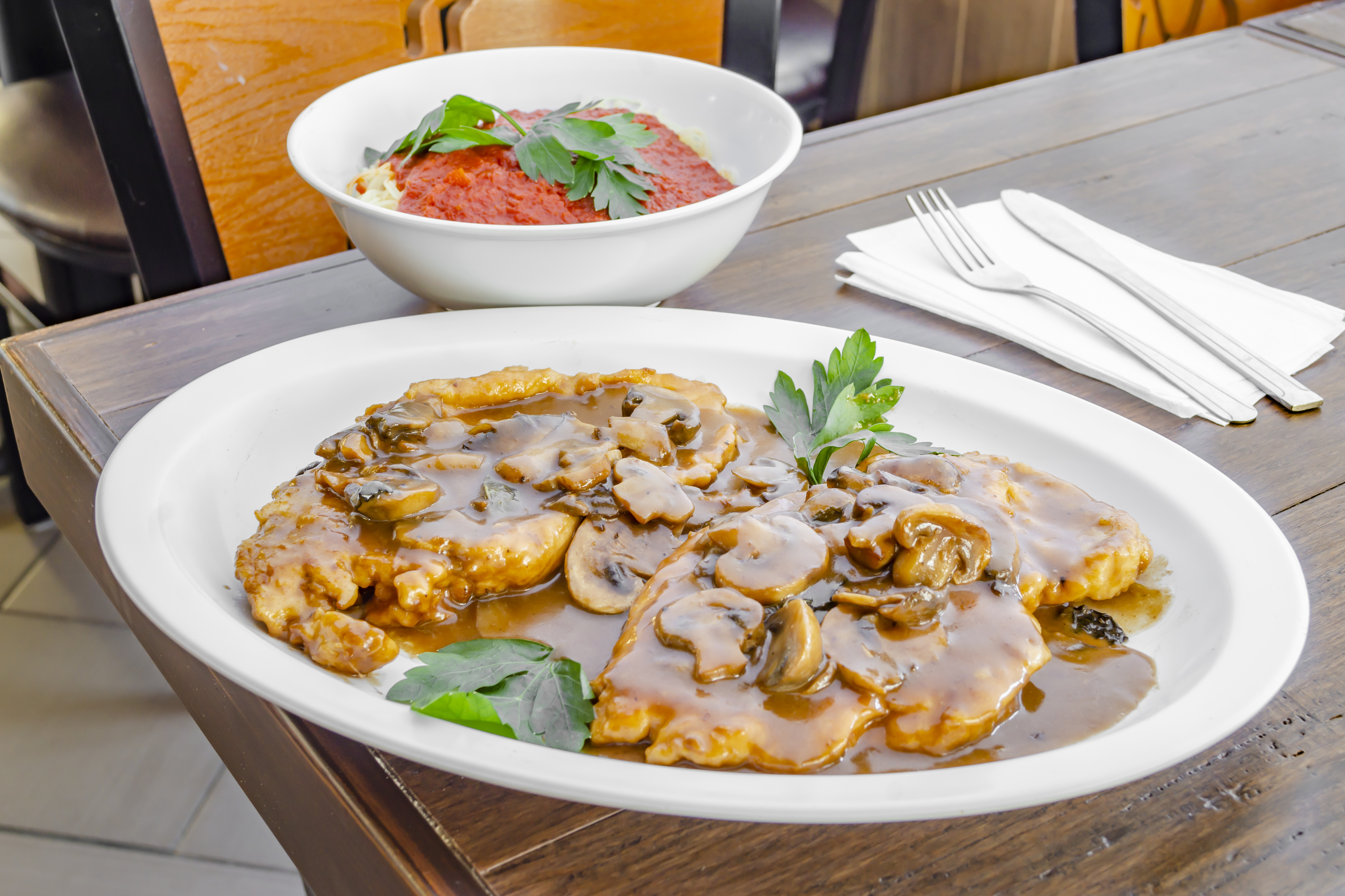 Order Chicken Marsala food online from Westover Pizza store, Stamford on bringmethat.com