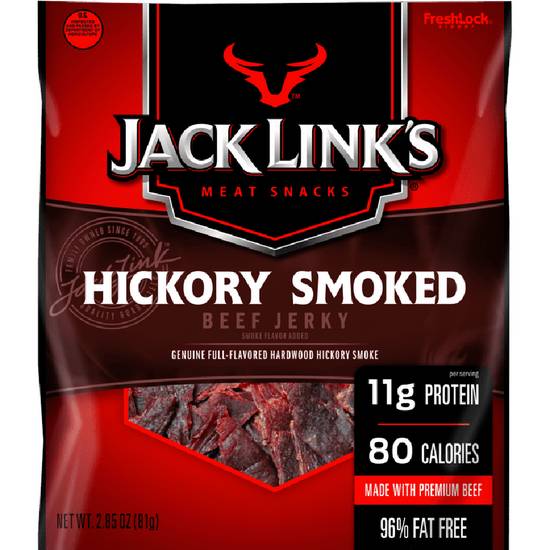 Order Jack Links Thick Cut Hickory Smoked Bacon Jerky food online from Route 7 Food Mart store, Norwalk on bringmethat.com