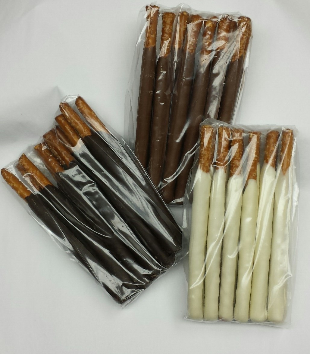 Order Chocolate Covered Pretzel Rods by The Dozen food online from Anderson Candy Shop store, Barrington on bringmethat.com