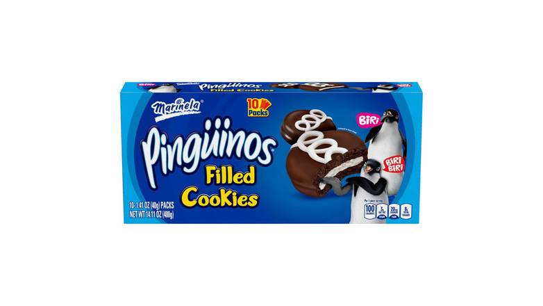 Order Marinela Pinguinos Creme Filled Sandwich Cookies 10 Count food online from Route 7 Food Mart store, Norwalk on bringmethat.com
