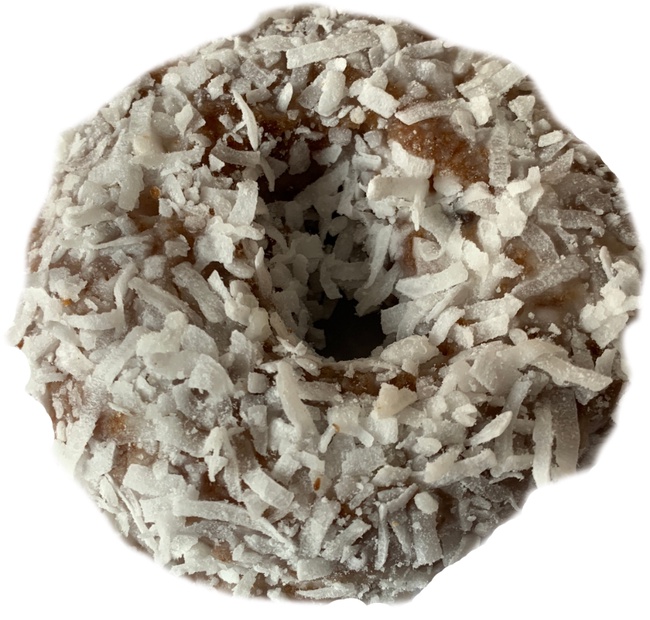 Order Coconut Cake Donut food online from Buckeye Donuts store, Columbus on bringmethat.com