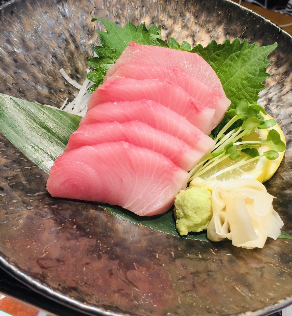 Order Yellowtail Sashimi food online from Kazuki Sushi store, Los Angeles on bringmethat.com