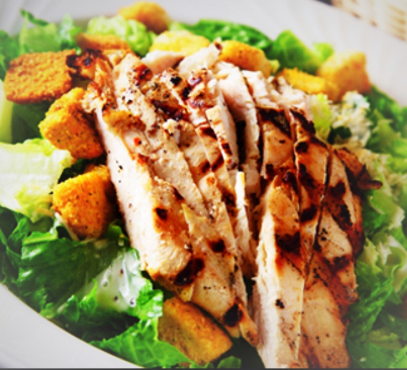 Order Chicken Caesar Salad food online from Captain’s Curbside Seafood store, Trappe on bringmethat.com