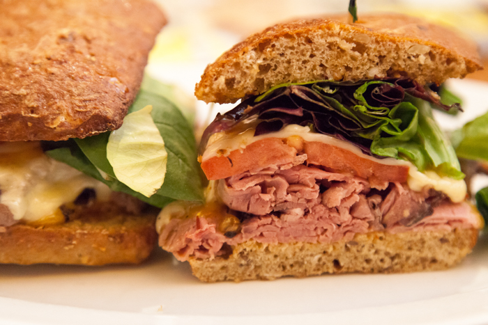 Order Roast Beef Sandwich food online from Becky's Bites store, New York on bringmethat.com