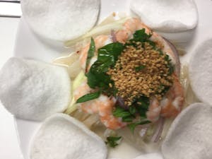 Order Lotus Salad food online from Lemongrass Cafe store, Louisville on bringmethat.com