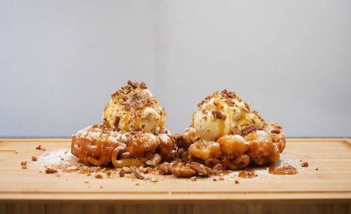 Order Butter Pecan Funnel Cake food online from RVA Cafe store, Henrico on bringmethat.com