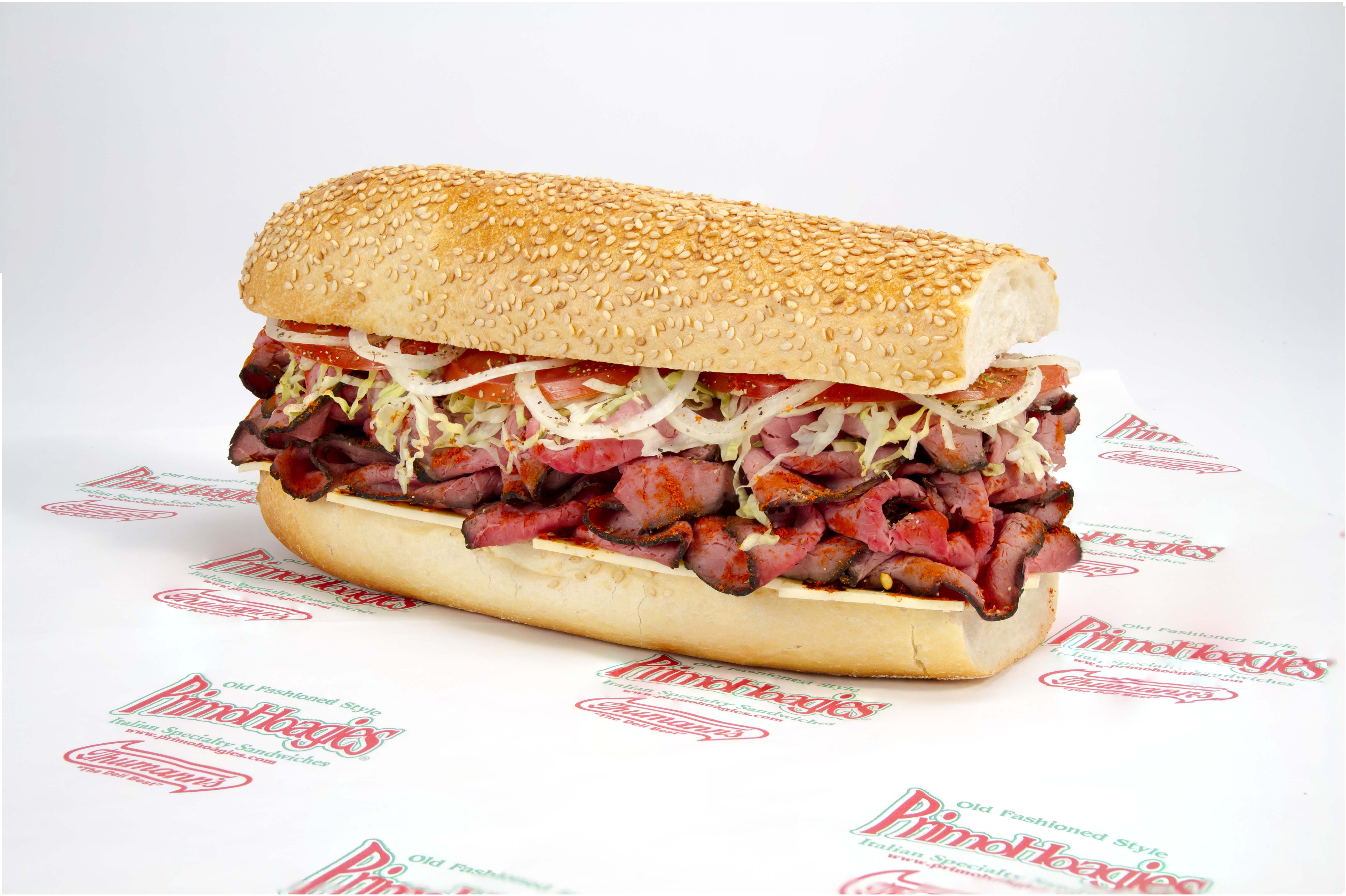 Order Roast Beef and Cheese Hoagie food online from Primohoagies store, Evesham Township on bringmethat.com
